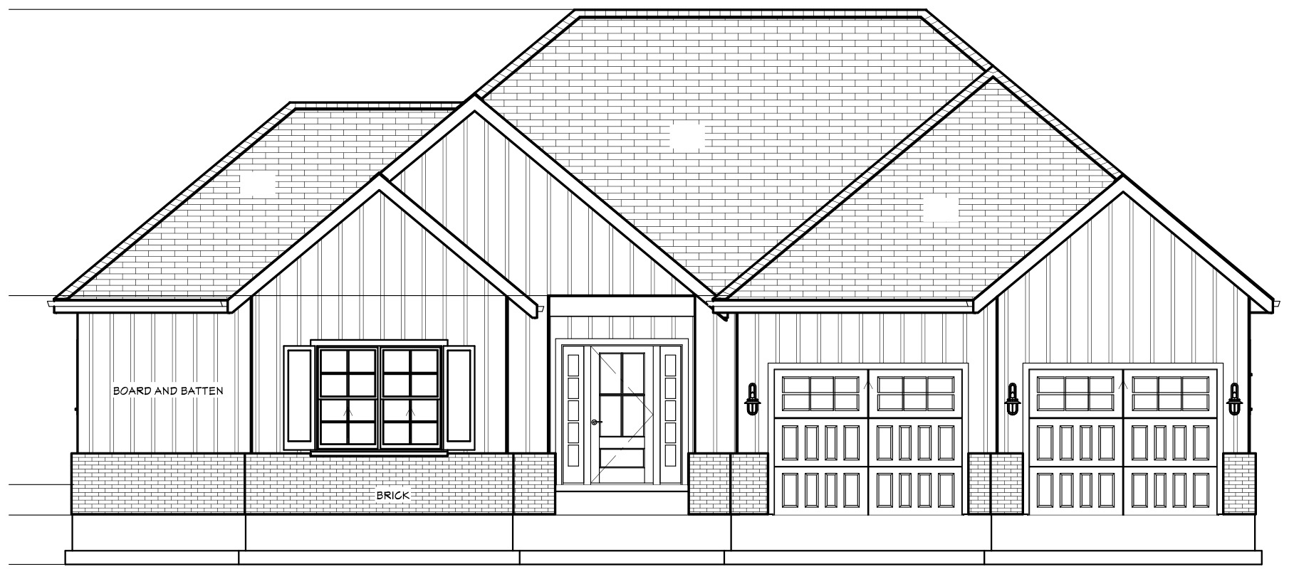 Dillon Cove front elevation, Lot 12
